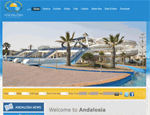 Tablet Screenshot of andalosiaresort.com